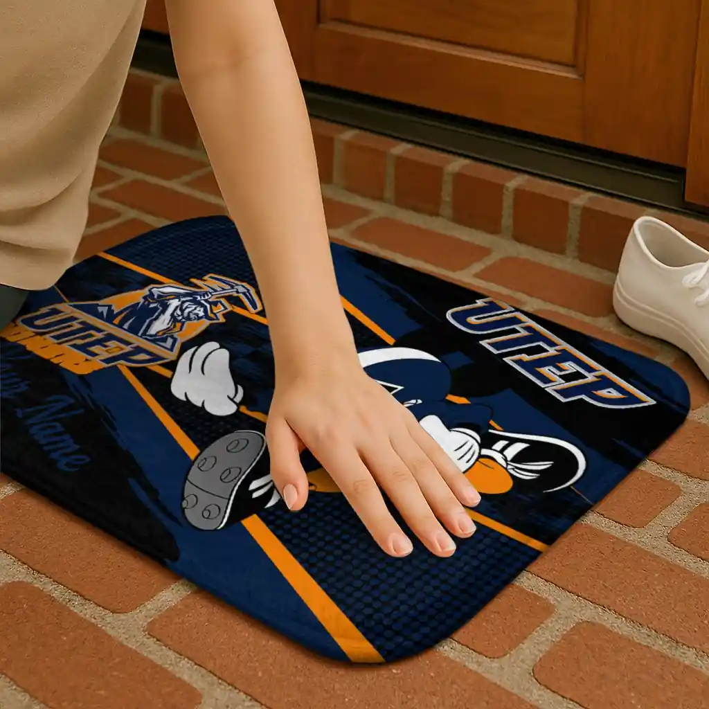 personalized-utep-miners-mickey-quarterback-blue-black-doormat-premium-grade.webp