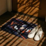 personalized-virginia-cavaliers-mickey-quarterback-blue-black-doormat-best-selling.webp