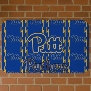 Pittsburgh Panthers Bolt Row Royal Blue Doormat