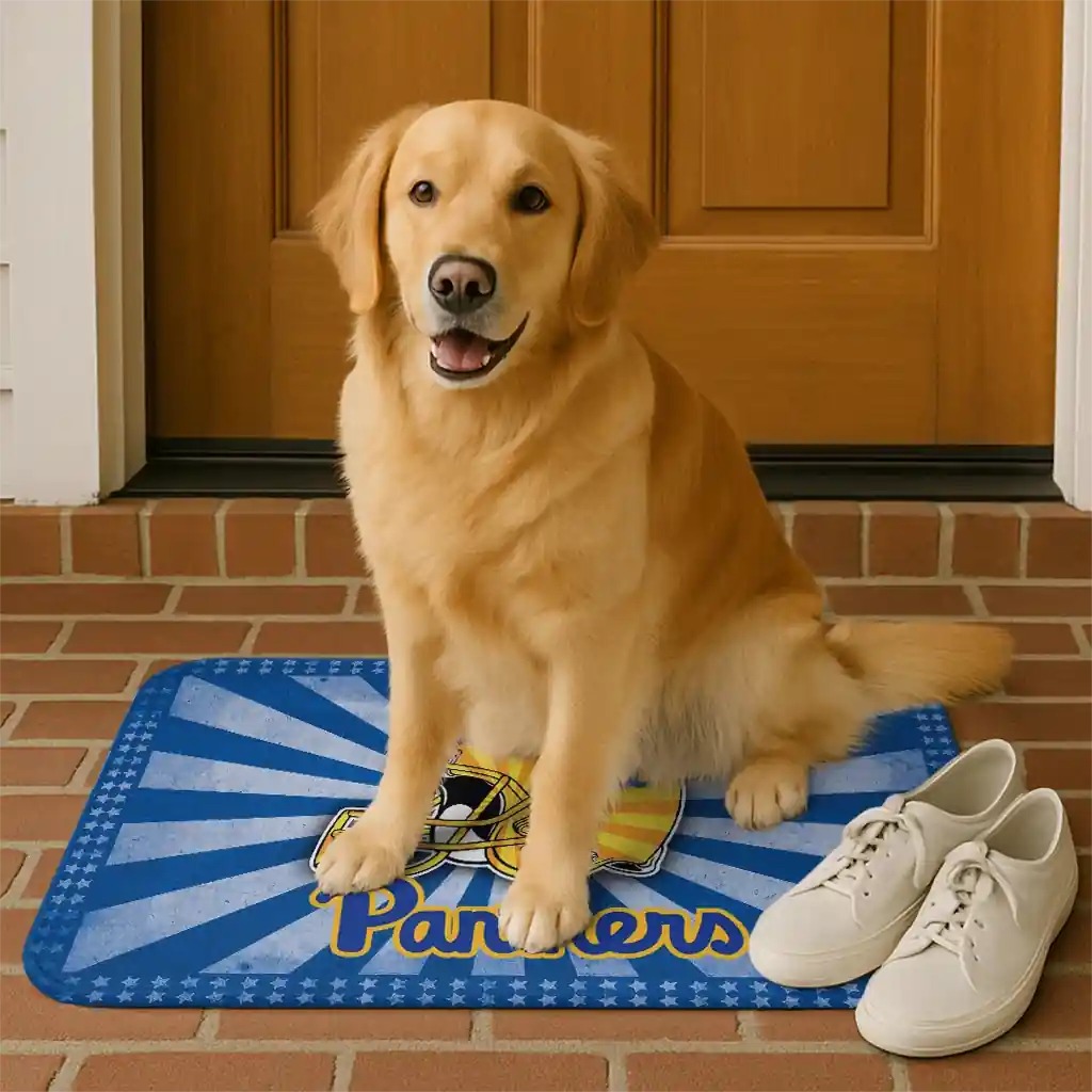 pittsburgh-panthers-helmet-centerpiece-royal-blue-doormat-high-quality.webp