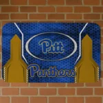 Pittsburgh Panthers Hexagon Oval Royal Blue Doormat