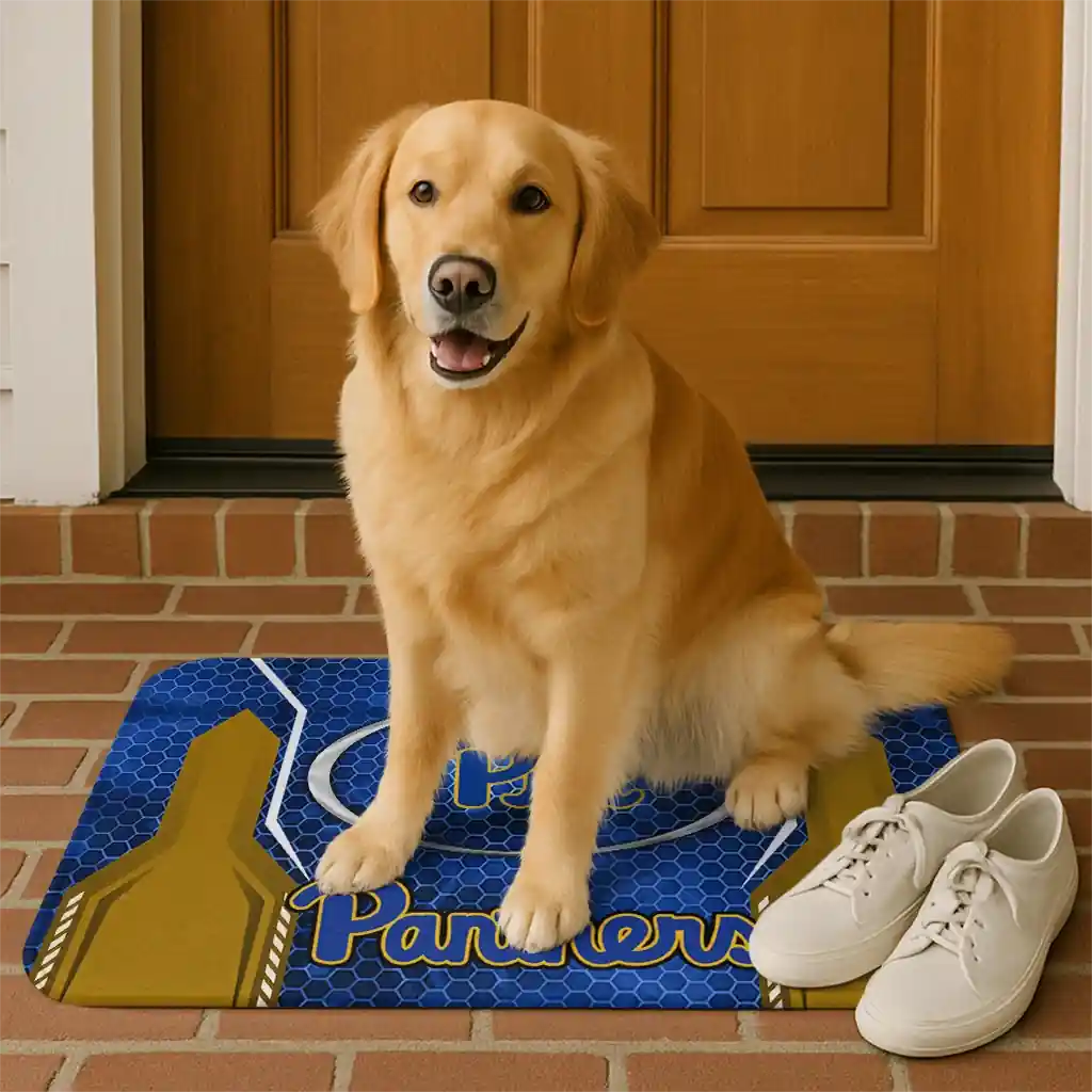 pittsburgh-panthers-hexagon-oval-royal-blue-doormat-high-quality.webp