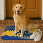pittsburgh-panthers-plate-rip-royal-blue-doormat-best-selling.webp