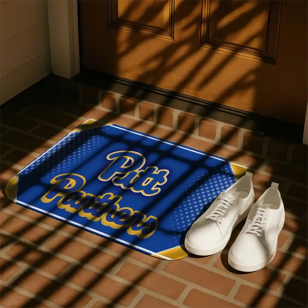 pittsburgh-panthers-silver-halftone-royal-blue-doormat-trendy.webp