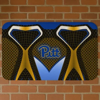 Pittsburgh Panthers Torso Pattern Doormat