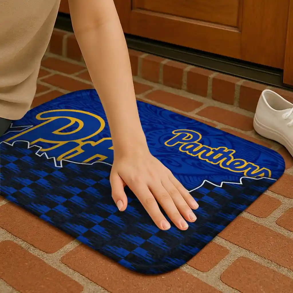 pittsburgh-panthers-tribal-detailing-royal-blue-black-doormat-premium-grade.webp