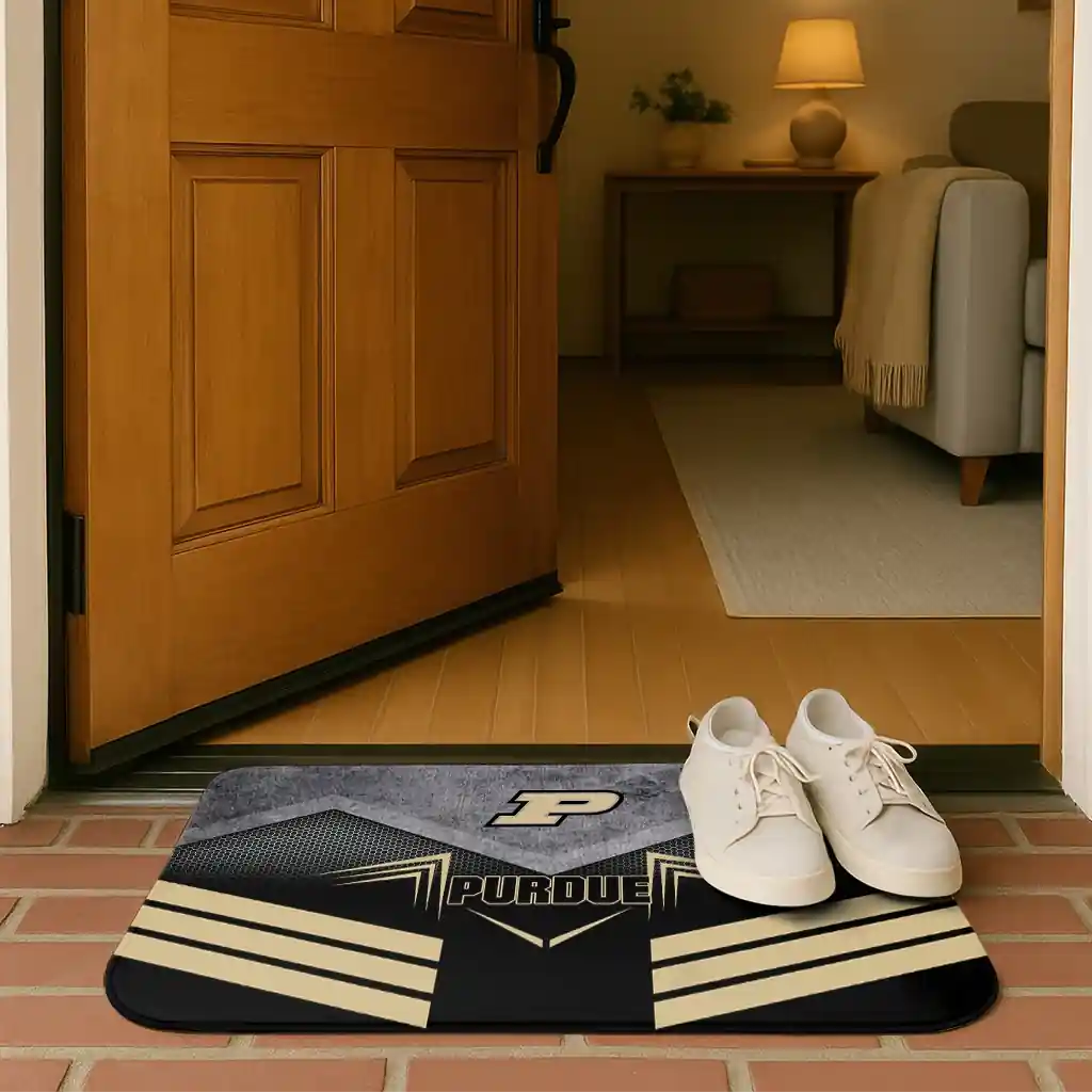 purdue-boilermakers-chevron-points-gold-black-doormat-fashion-forward.webp