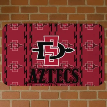 San Diego State Aztecs Bolt Row Red Doormat