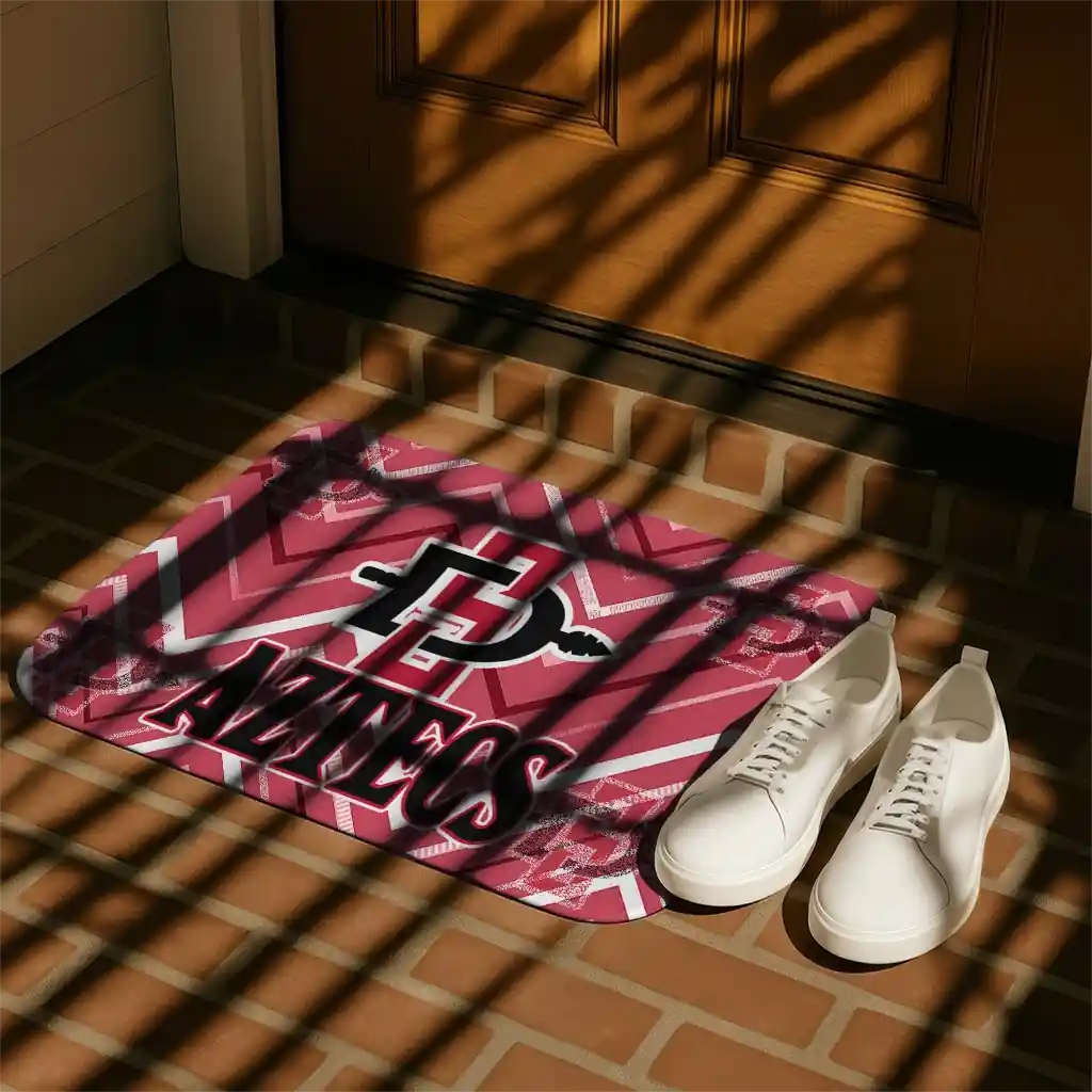san-diego-state-aztecs-chevron-geometrics-red-doormat-trendy.webp