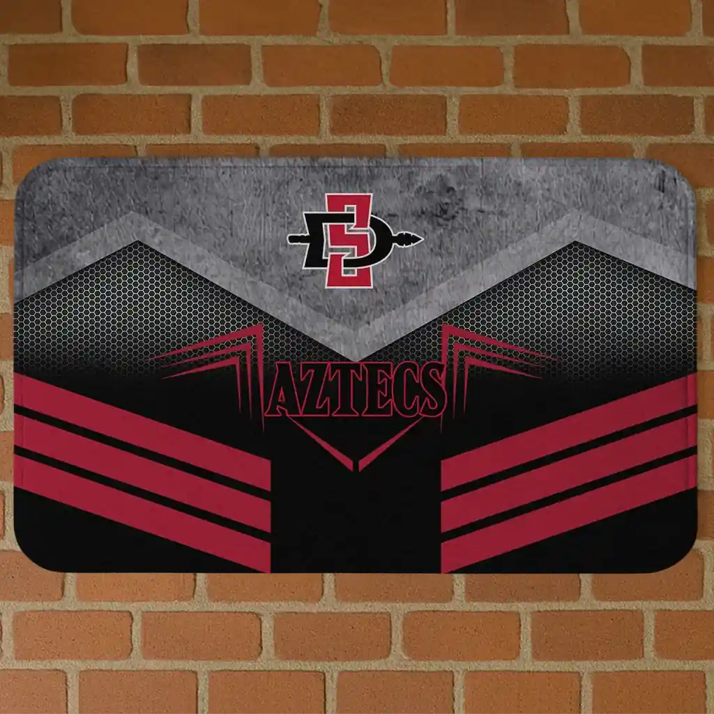 san-diego-state-aztecs-chevron-points-red-black-doormat-best-selling.webp san diego state aztecs chevron points red black doormat best selling
