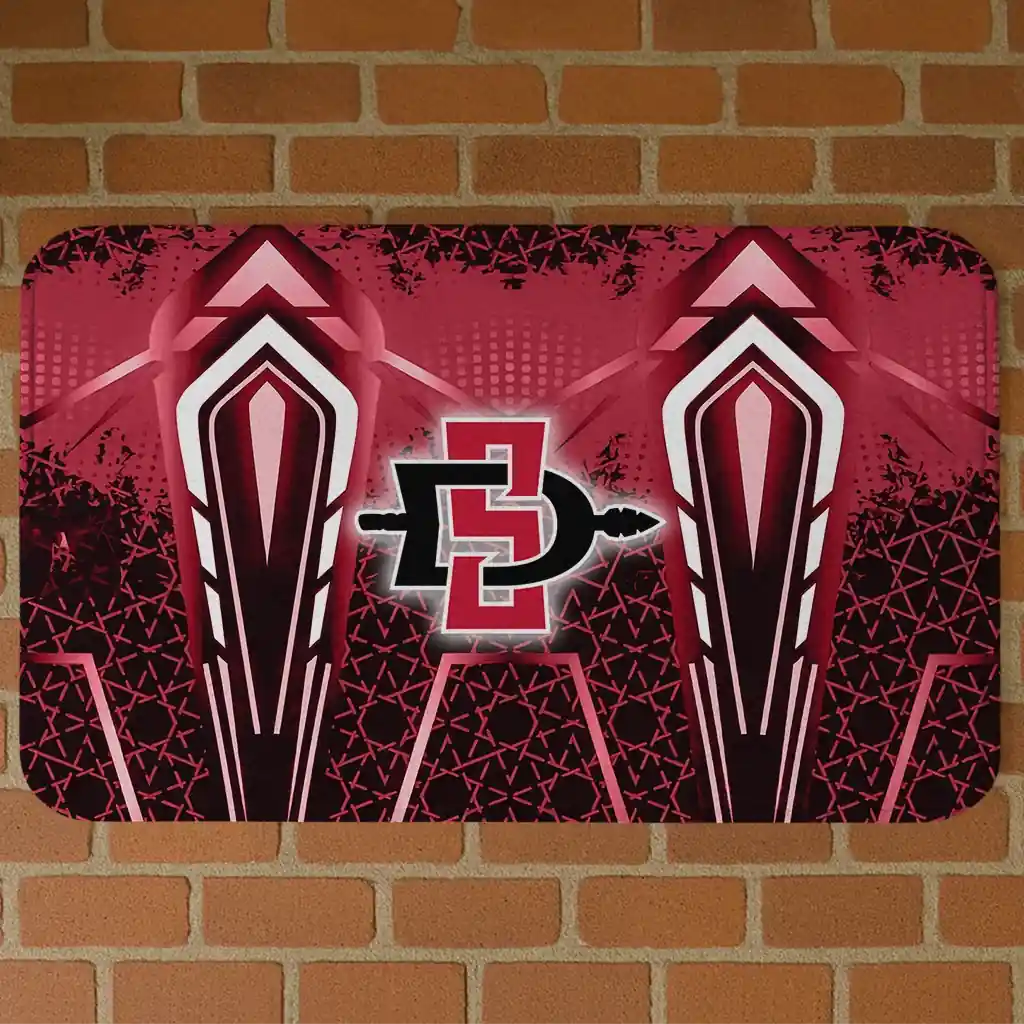 san-diego-state-aztecs-graphic-stripes-red-doormat-best-selling.webp san diego state aztecs graphic stripes red doormat best selling