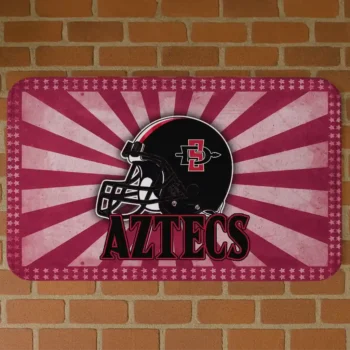 San Diego State Aztecs Helmet Centerpiece Red Doormat