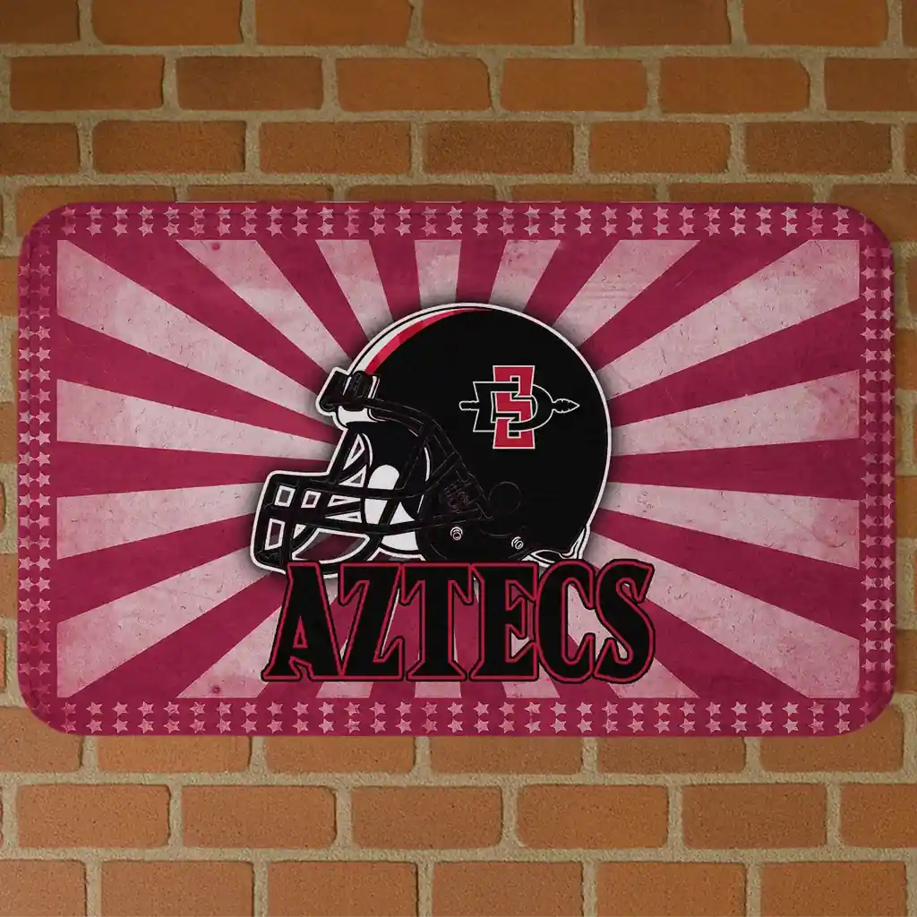 san-diego-state-aztecs-helmet-centerpiece-red-doormat-best-selling.webp san diego state aztecs helmet centerpiece red doormat best selling