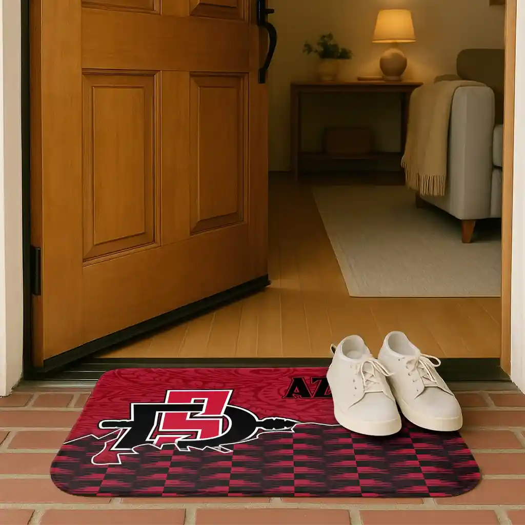 san-diego-state-aztecs-tribal-detailing-red-black-doormat-fashion-forward.webp
