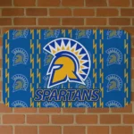 San Jose State Spartans Bolt Row Blue Doormat