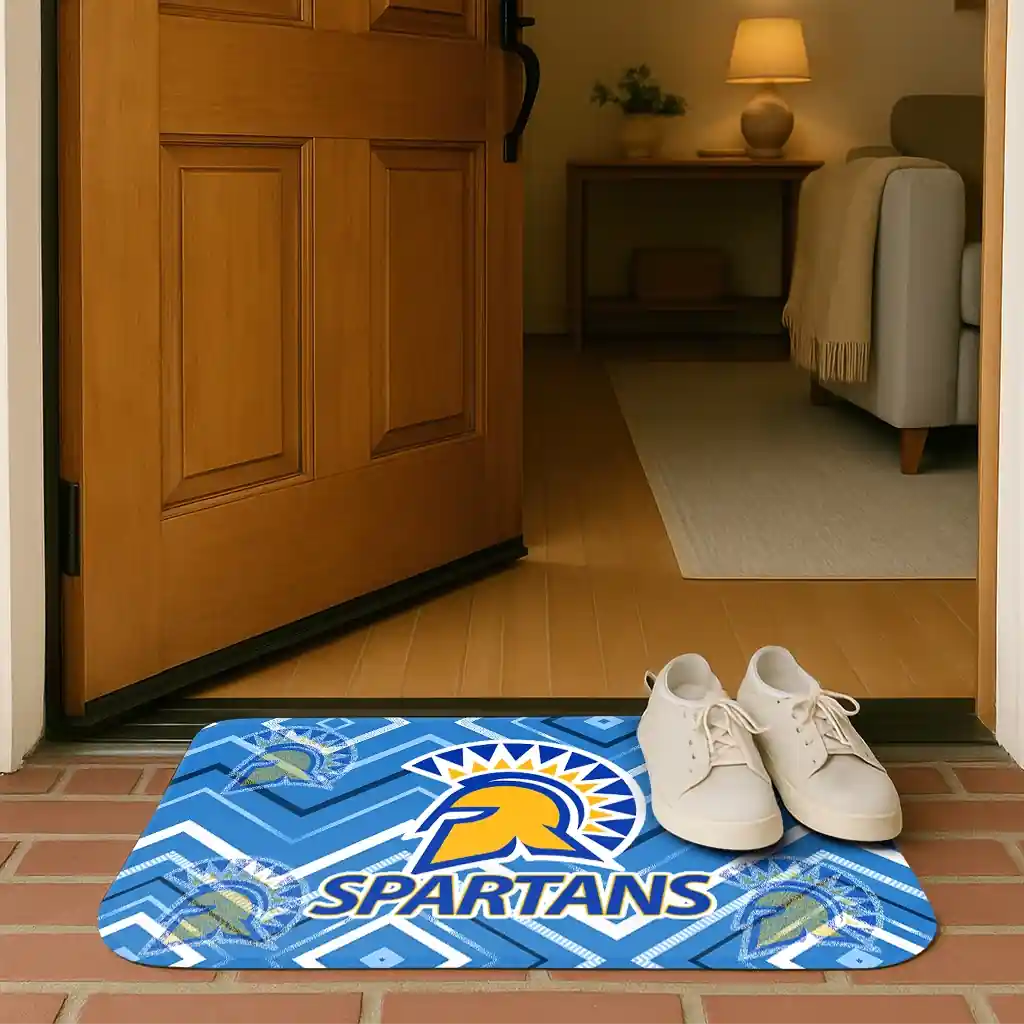san-jose-state-spartans-chevron-geometrics-blue-doormat-fashion-forward.webp