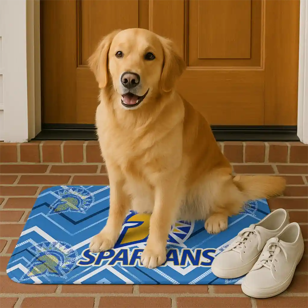 san-jose-state-spartans-chevron-geometrics-blue-doormat-high-quality.webp