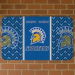 san-jose-state-spartans-chevron-stack-blue-doormat-best-selling.webp