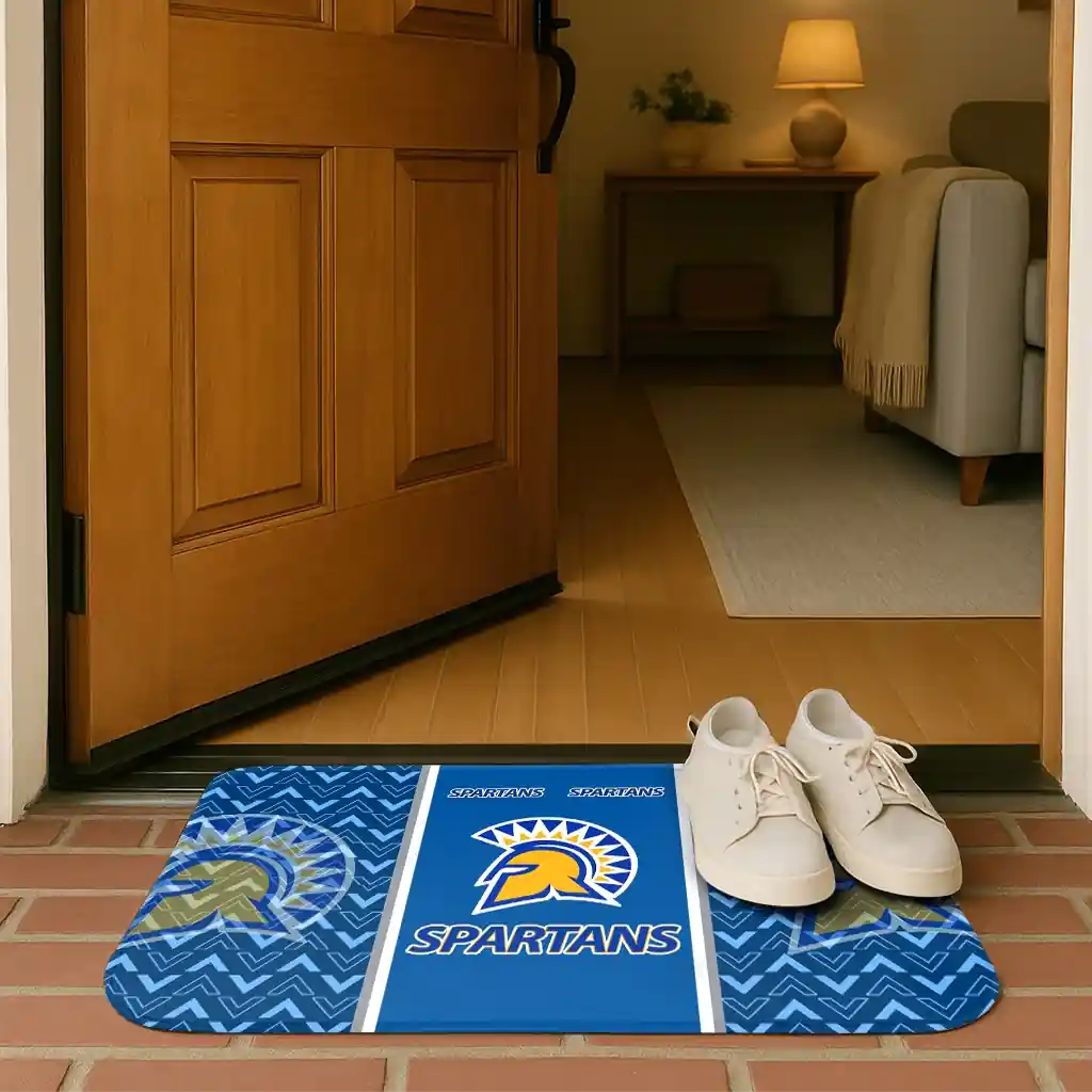 san-jose-state-spartans-chevron-stack-blue-doormat-fashion-forward.webp