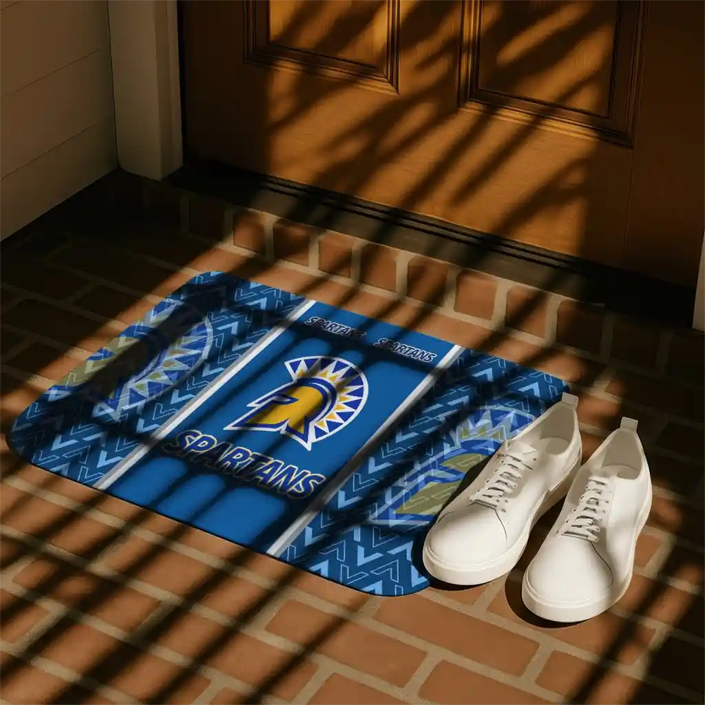 san-jose-state-spartans-chevron-stack-blue-doormat-trendy.webp