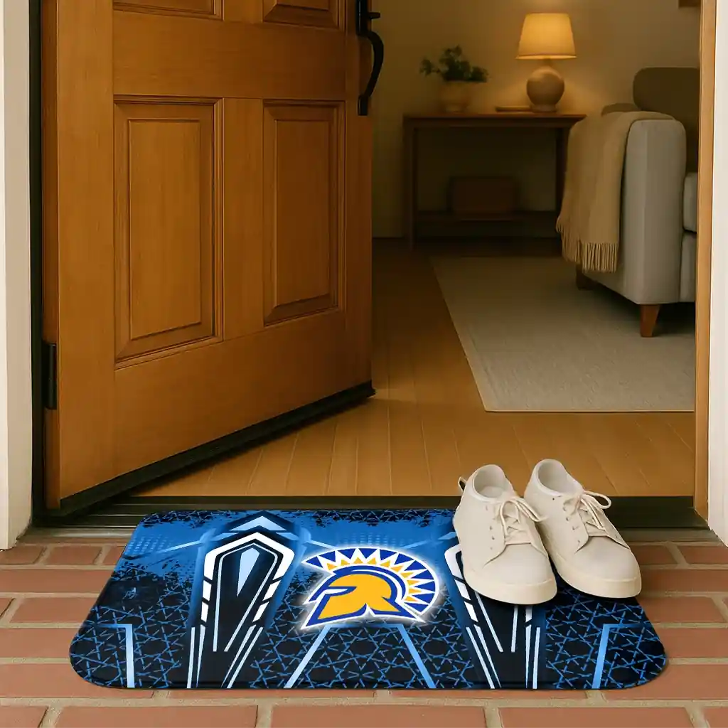 san-jose-state-spartans-graphic-stripes-blue-doormat-fashion-forward.webp