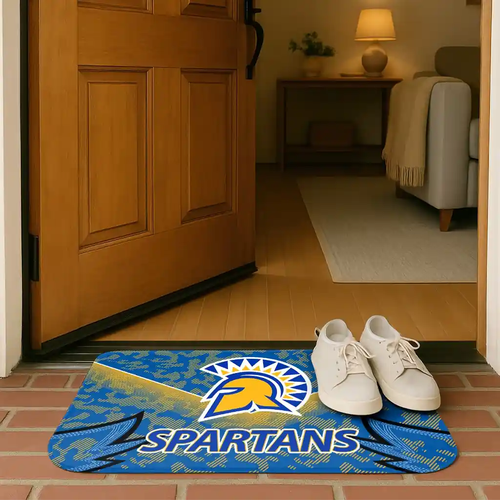 san-jose-state-spartans-layered-lines-blue-doormat-fashion-forward.webp