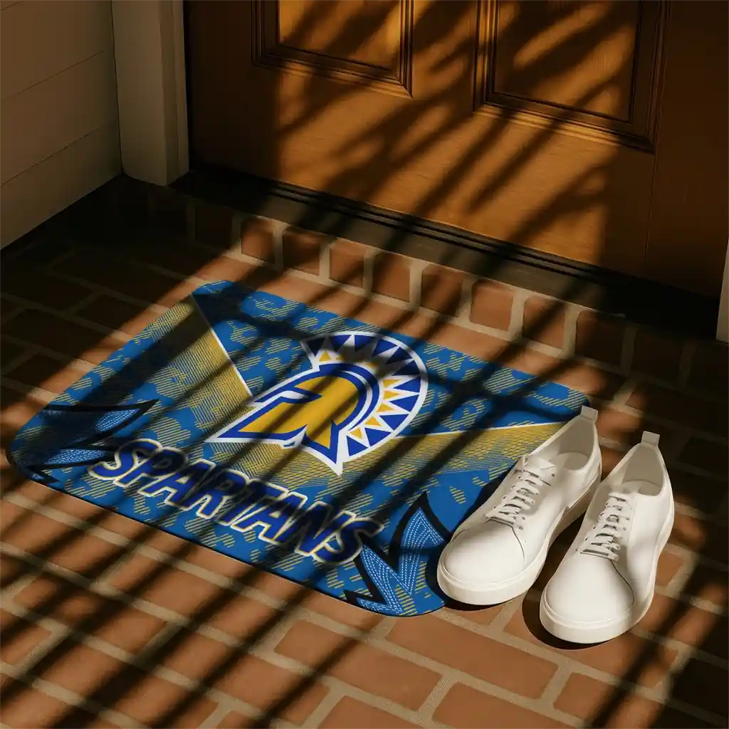 san-jose-state-spartans-layered-lines-blue-doormat-trendy.webp