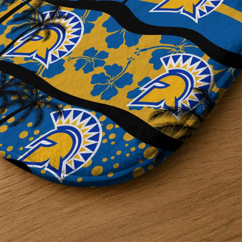 san-jose-state-spartans-palm-silhouette-blue-black-doormat-latest-model.webp