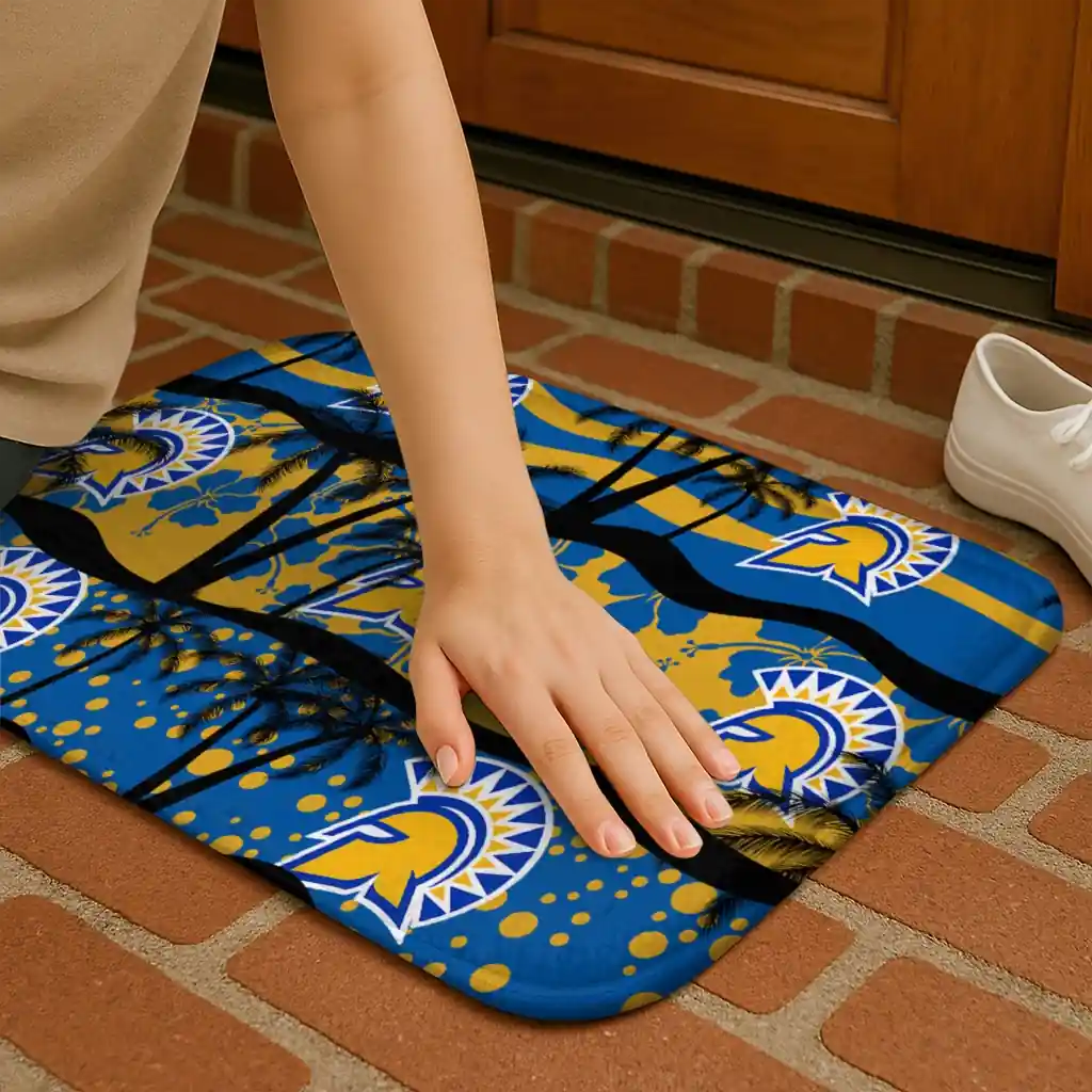 san-jose-state-spartans-palm-silhouette-blue-black-doormat-premium-grade.webp