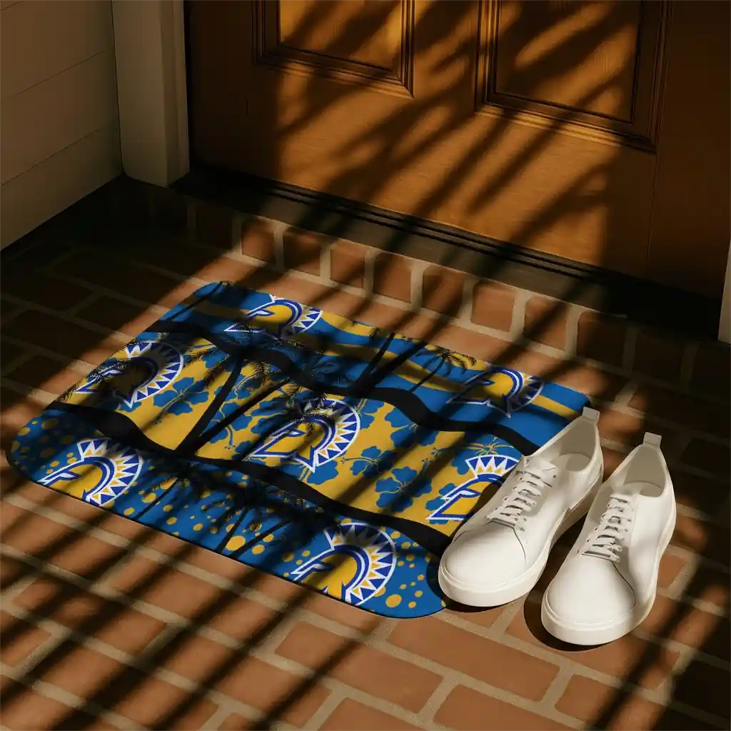 san-jose-state-spartans-palm-silhouette-blue-black-doormat-trendy.webp