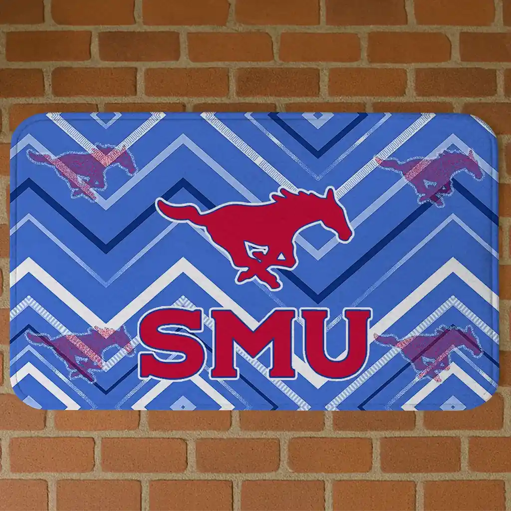smu-mustangs-chevron-geometrics-blue-doormat-best-selling.webp smu mustangs chevron geometrics blue doormat best selling