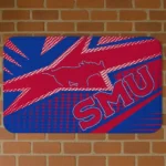 SMU Mustangs Sharp Flash Blue Doormat