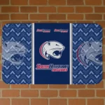 South Alabama Jaguars Chevron Stack Blue Doormat