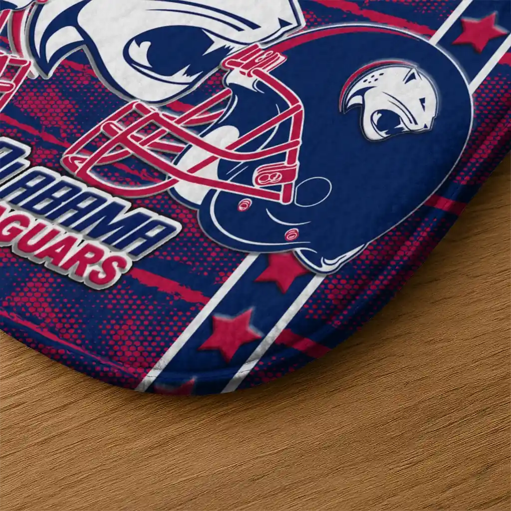 south-alabama-jaguars-helmet-illustration-blue-doormat-latest-model.webp