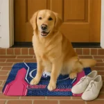 south-alabama-jaguars-hexagon-oval-blue-doormat-best-selling.webp