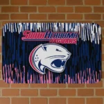 South Alabama Jaguars Vertical Flow Blue Doormat