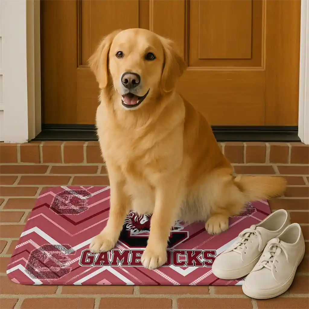 south-carolina-gamecocks-chevron-geometrics-garnet-doormat-high-quality.webp