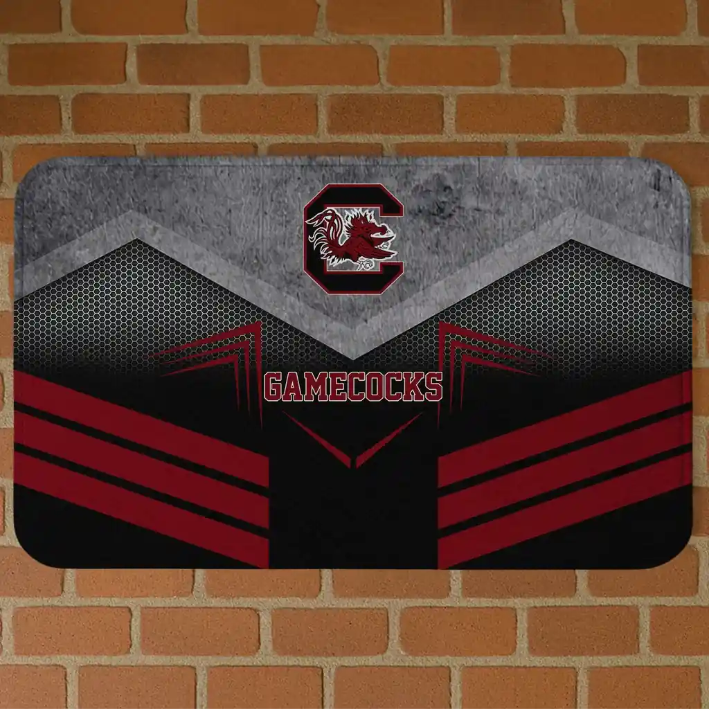 south-carolina-gamecocks-chevron-points-garnet-black-doormat-best-selling.webp south carolina gamecocks chevron points garnet black doormat best selling
