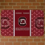 South Carolina Gamecocks Chevron Stack Garnet Doormat