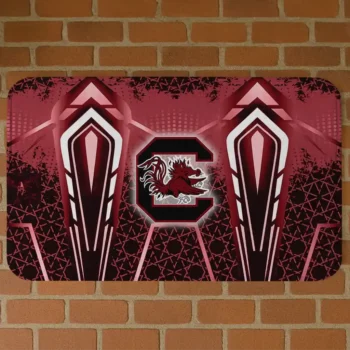 South Carolina Gamecocks Graphic Stripes Garnet Doormat