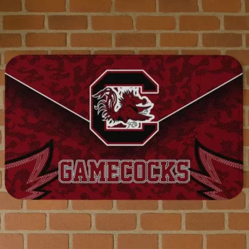 South Carolina Gamecocks Layered Lines Garnet Doormat