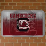 South Carolina Gamecocks Pixel Blur Garnet Doormat