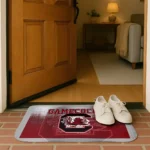 south-carolina-gamecocks-pixel-blur-garnet-doormat-best-selling.webp