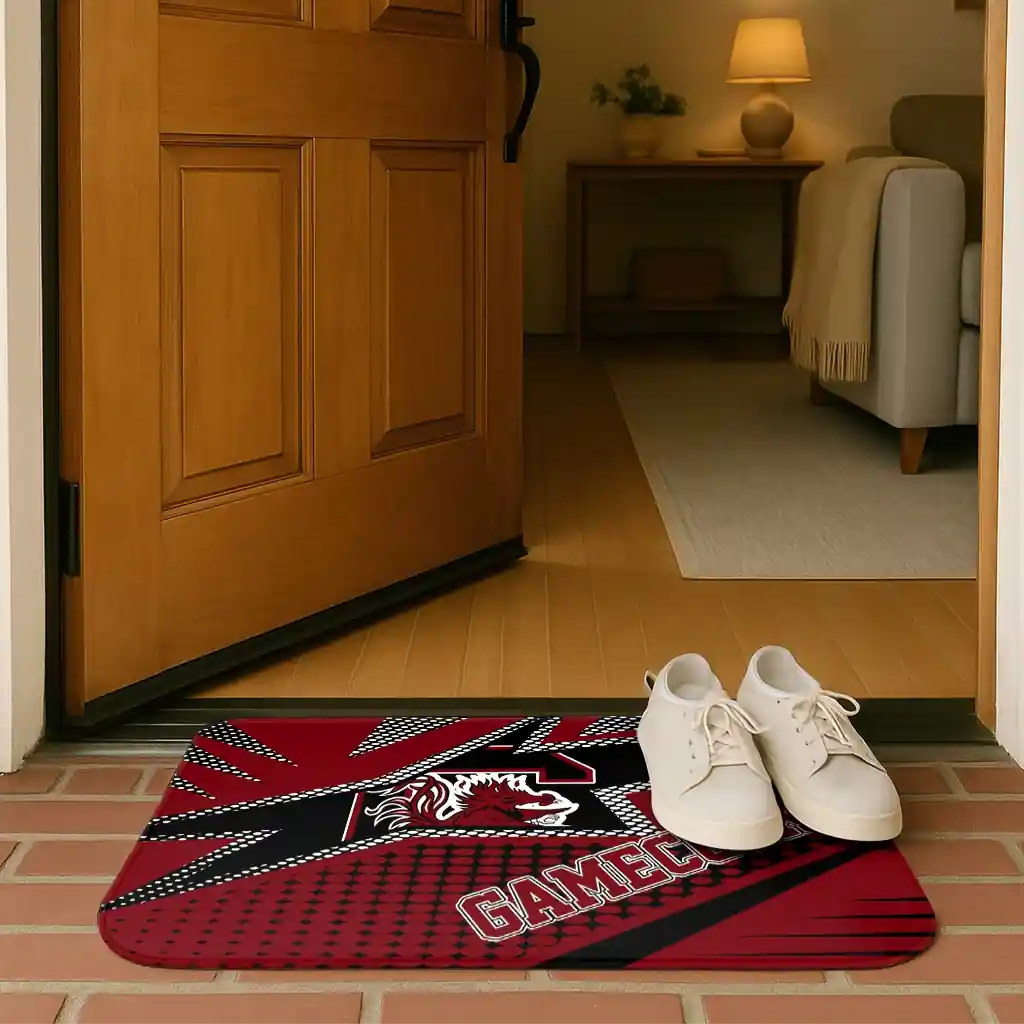 south-carolina-gamecocks-sharp-flash-garnet-doormat-fashion-forward.webp
