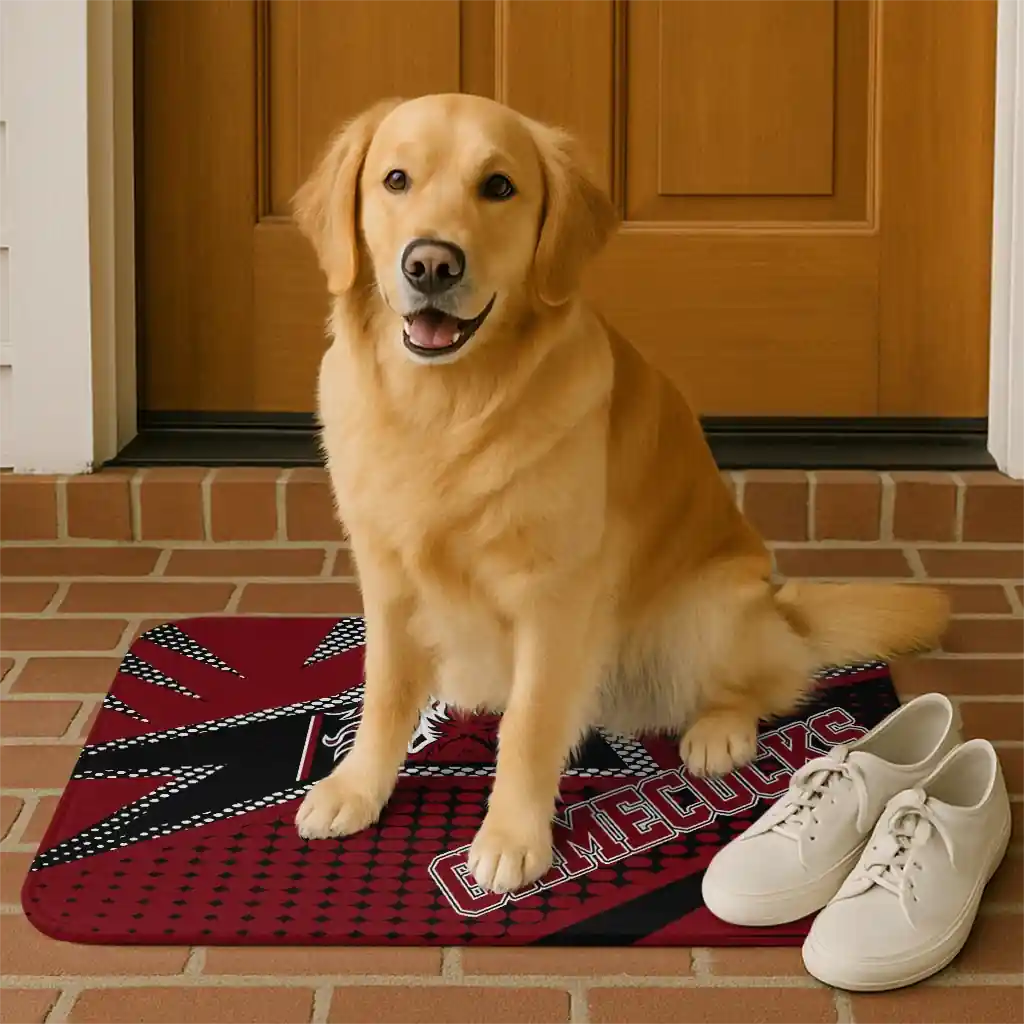 south-carolina-gamecocks-sharp-flash-garnet-doormat-high-quality.webp