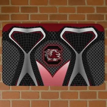 South Carolina Gamecocks Torso Pattern Black Crocs Doormat