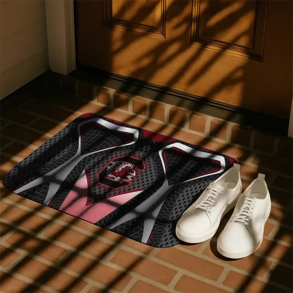 south-carolina-gamecocks-torso-pattern-black-crocs-doormat-trendy.webp