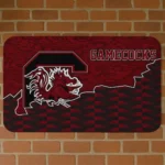 South Carolina Gamecocks Tribal Detailing Garnet Black Doormat