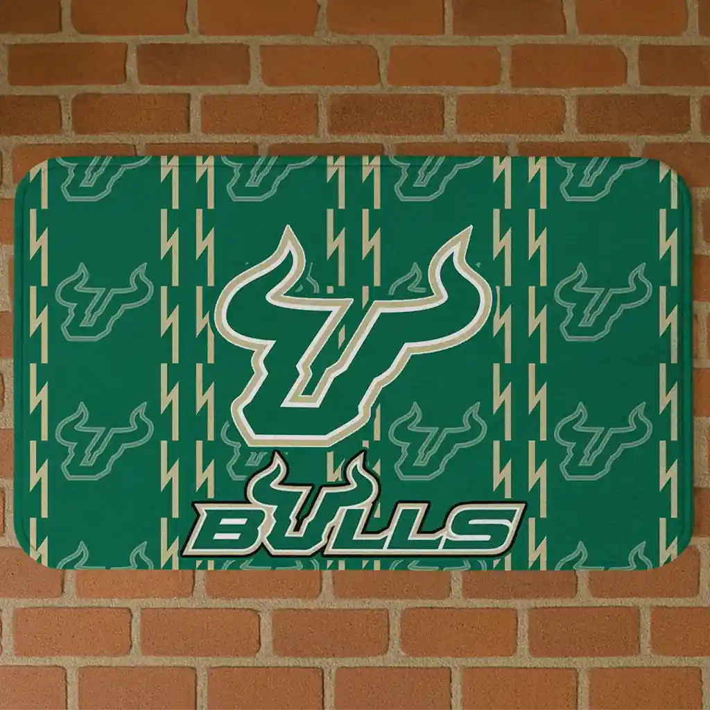 south-florida-bulls-bolt-row-green-doormat-best-selling.webp south florida bulls bolt row green doormat best selling