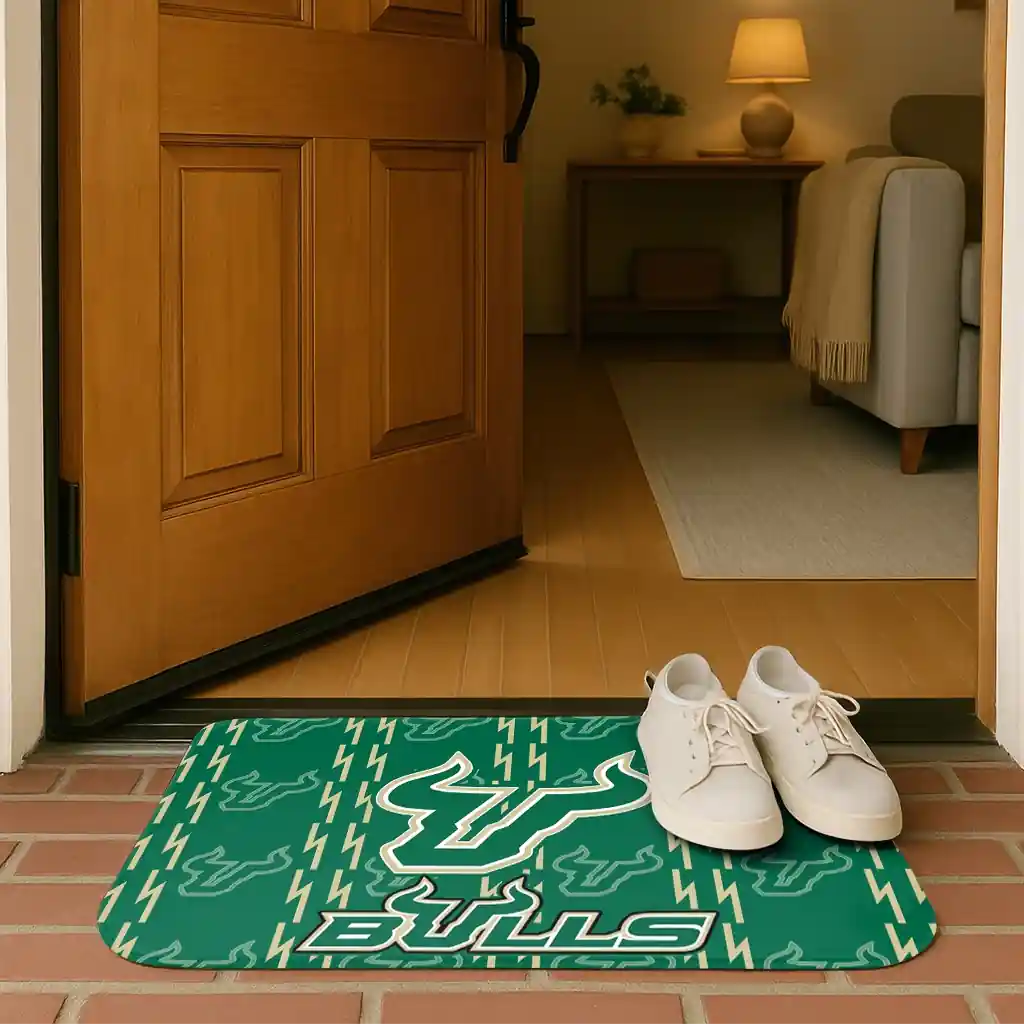 south-florida-bulls-bolt-row-green-doormat-fashion-forward.webp